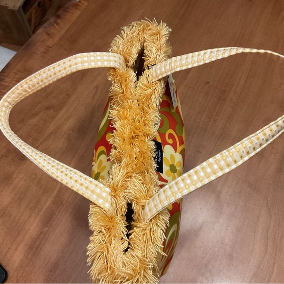 Bagolitas by Janice Red and Yellow Floral Tote - Picture 9 of 14